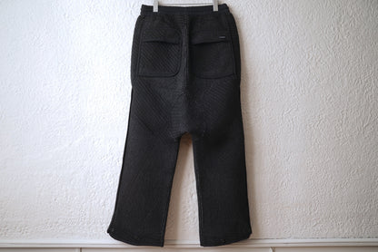 18AW 3d Knit 刺し子イージーパンツ / BYBORRE(バイボレ)