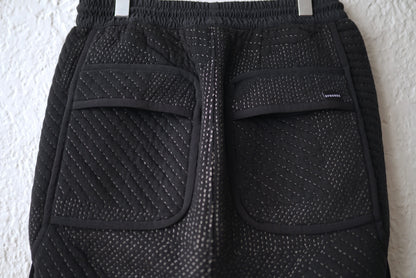 18AW 3d Knit 刺し子イージーパンツ / BYBORRE(バイボレ)