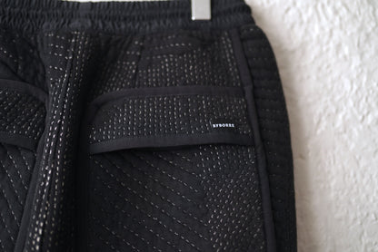 18AW 3d Knit 刺し子イージーパンツ / BYBORRE(バイボレ)