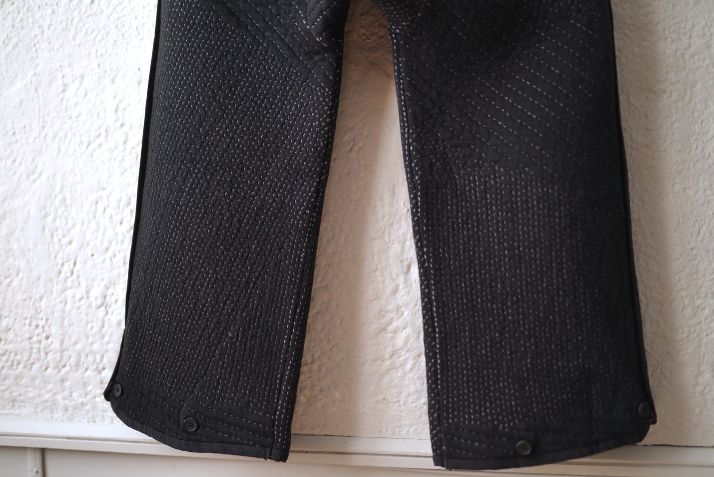 18AW 3d Knit 刺し子イージーパンツ / BYBORRE(バイボレ)