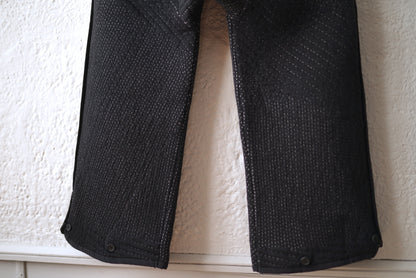18AW 3d Knit 刺し子イージーパンツ / BYBORRE(バイボレ)