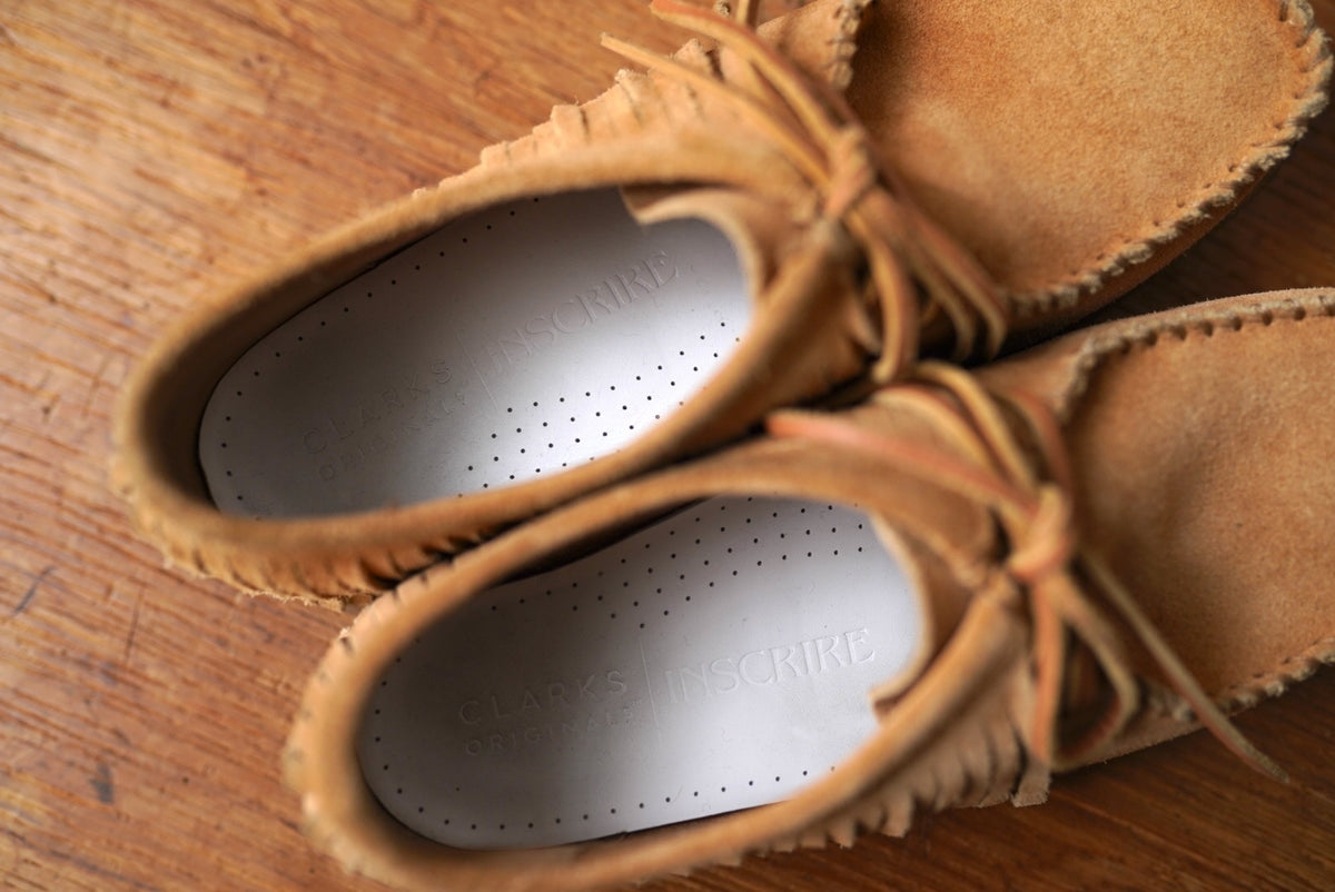 23SS INSCRIRE アンスクリア ワラビー モカシンブーツ / CLARKS ORIGINAL(クラークスオリジナル)
