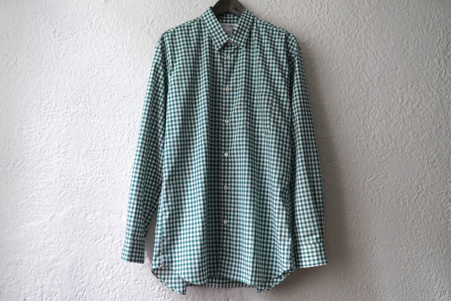 20SS Forever Shirt ギンガムチェックシャツ グリーン / COMME des GARCONS SHIRT(コムデギャルソンシャツ)