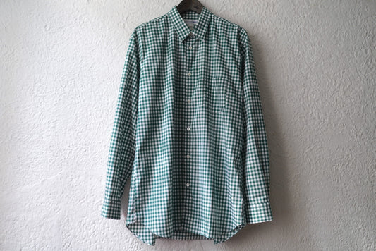 20SS Forever Shirt ギンガムチェックシャツ グリーン / COMME des GARCONS SHIRT(コムデギャルソンシャツ)