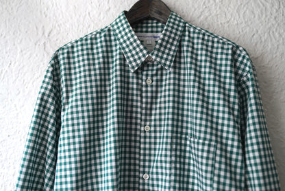 20SS Forever Shirt ギンガムチェックシャツ グリーン / COMME des GARCONS SHIRT(コムデギャルソンシャツ)