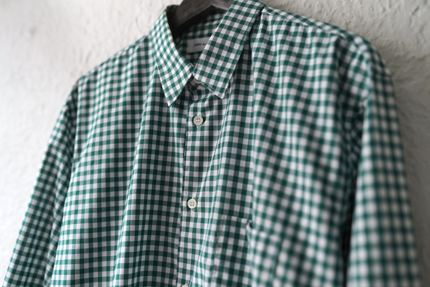 20SS Forever Shirt ギンガムチェックシャツ グリーン / COMME des GARCONS SHIRT(コムデギャルソンシャツ)