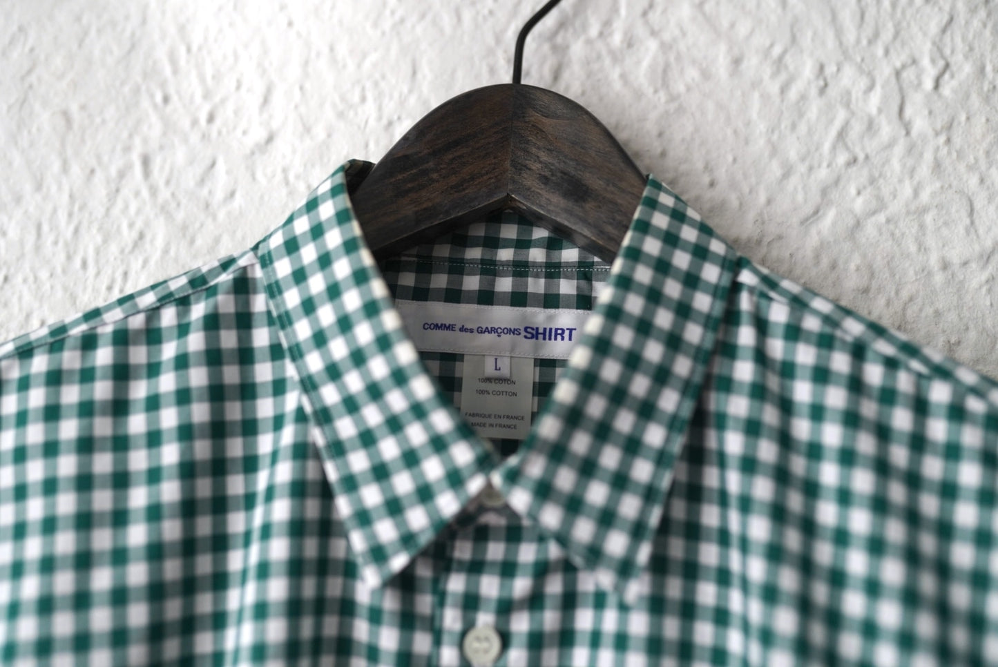 20SS Forever Shirt ギンガムチェックシャツ グリーン / COMME des GARCONS SHIRT(コムデギャルソンシャツ)