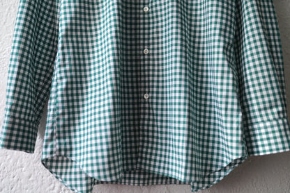 20SS Forever Shirt ギンガムチェックシャツ グリーン / COMME des GARCONS SHIRT(コムデギャルソンシャツ)