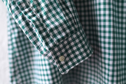 20SS Forever Shirt ギンガムチェックシャツ グリーン / COMME des GARCONS SHIRT(コムデギャルソンシャツ)
