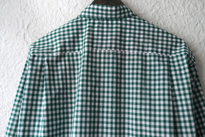 20SS Forever Shirt ギンガムチェックシャツ グリーン / COMME des GARCONS SHIRT(コムデギャルソンシャツ)