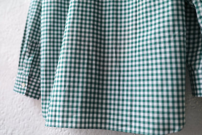 20SS Forever Shirt ギンガムチェックシャツ グリーン / COMME des GARCONS SHIRT(コムデギャルソンシャツ)
