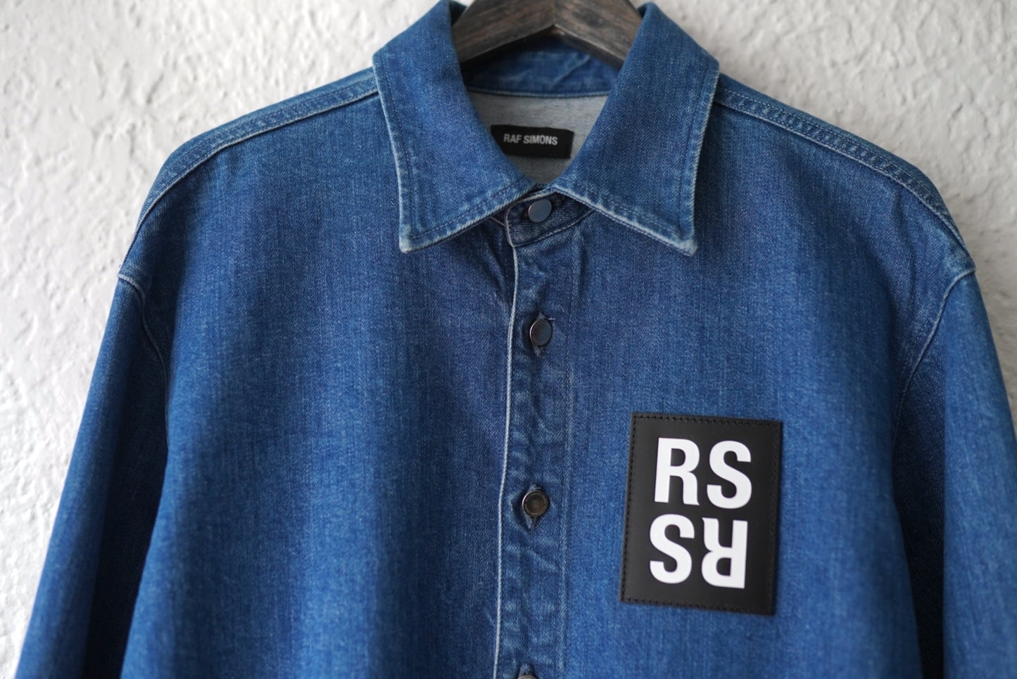 19AW Slim Fit Denim Shirt RSパッチ デニムシャツ / RAF SIMONS(ラフシモンズ)