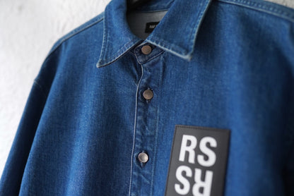 19AW Slim Fit Denim Shirt RSパッチ デニムシャツ / RAF SIMONS(ラフシモンズ)