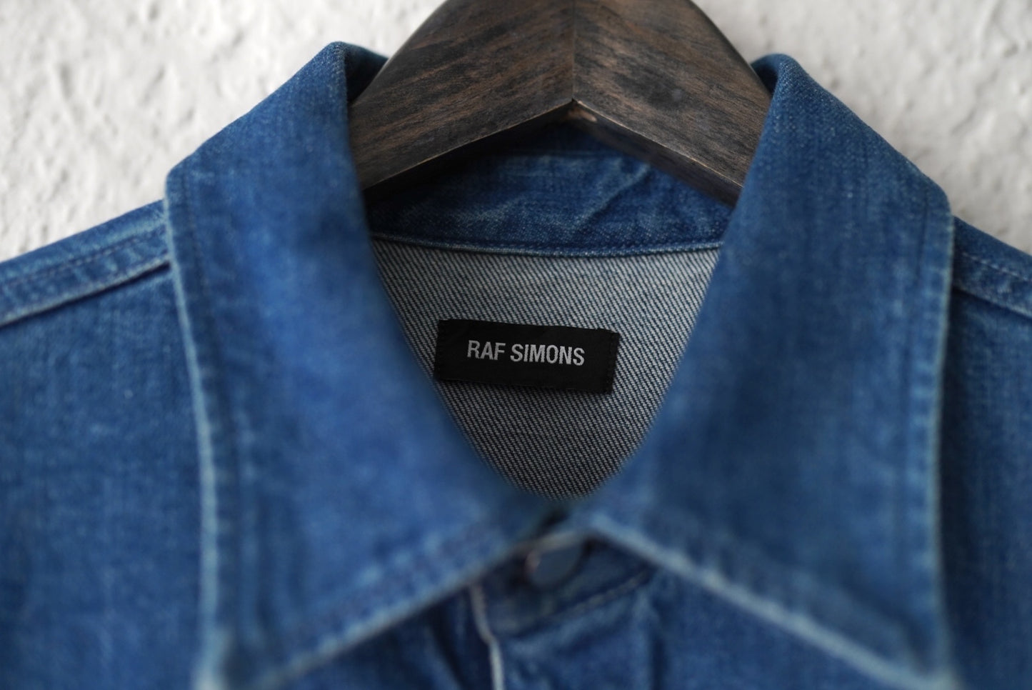 19AW Slim Fit Denim Shirt RSパッチ デニムシャツ / RAF SIMONS(ラフシモンズ)