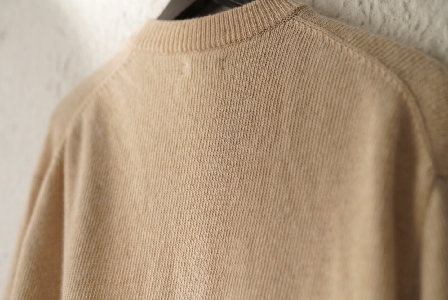 21AW 二重ヒョットコ P/O SWEATER カシミヤウールクルーネックニットセーター / (MAATEE&SONS マーティーアンドサンズ)