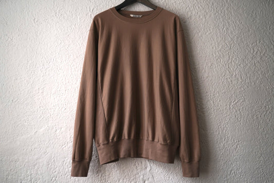 24AW ELASTIC HIGH GAUGE SWEAT P/O ハイゲージスウェットトップス / AURALEE(オーラリー)