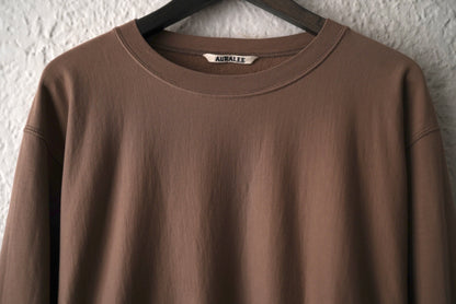 24AW ELASTIC HIGH GAUGE SWEAT P/O ハイゲージスウェットトップス / AURALEE(オーラリー)
