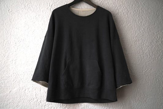 25AW BURROW DUAL SWEAT DMGD 裏毛カットオフスウェットトップス / visvim(ヴィズヴィム)