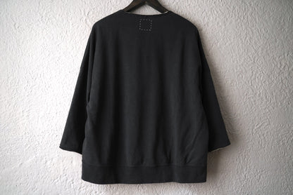 25AW BURROW DUAL SWEAT DMGD 裏毛カットオフスウェットトップス / visvim(ヴィズヴィム)