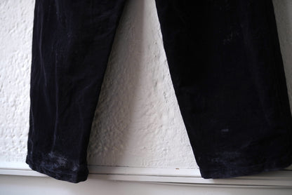 19AW 表面剥がれ加工 別珍ドローストリングパンツ / COMOLI(コモリ)