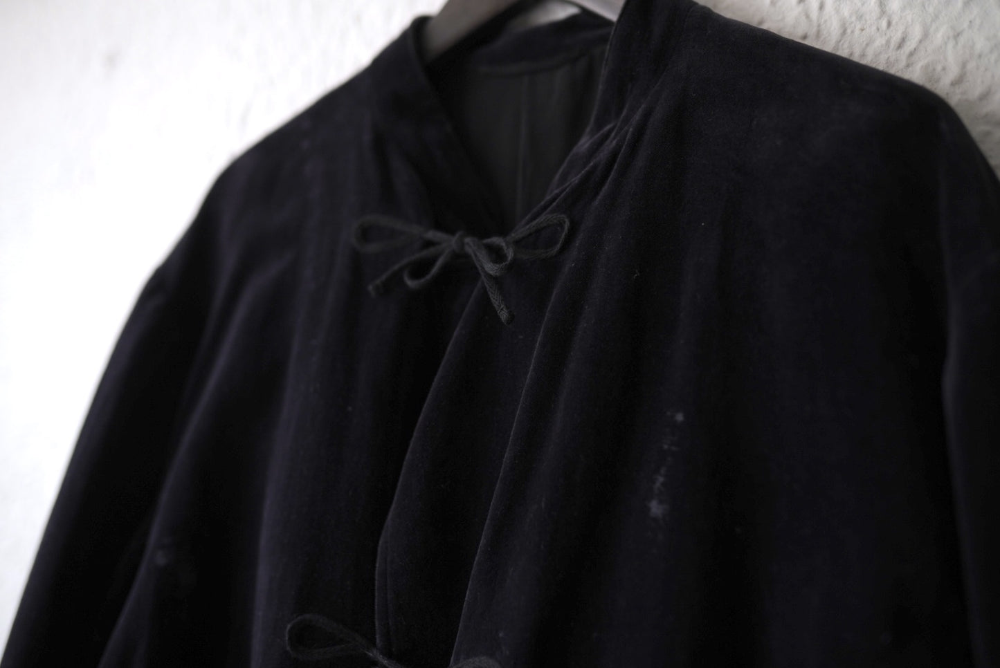 19AW 表面剥がれ加工 別珍スタンドカラージャケット チャイナジャケット / COMOLI(コモリ)