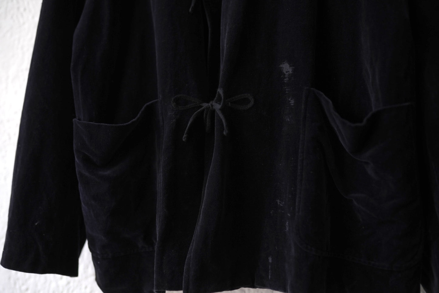 19AW 表面剥がれ加工 別珍スタンドカラージャケット チャイナジャケット / COMOLI(コモリ)