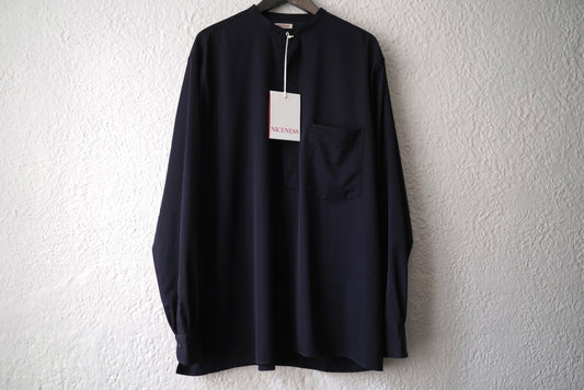 25SS S.VOGEL Limited Model バンドカラープルオーバーシャツ / NICENESS(ナイスネス)