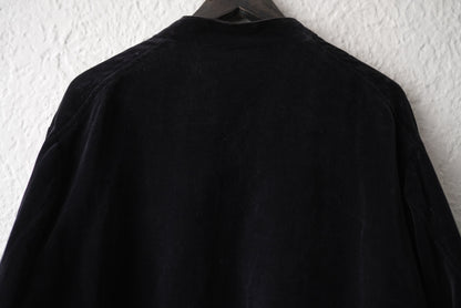 19AW 表面剥がれ加工 別珍スタンドカラージャケット チャイナジャケット / COMOLI(コモリ)