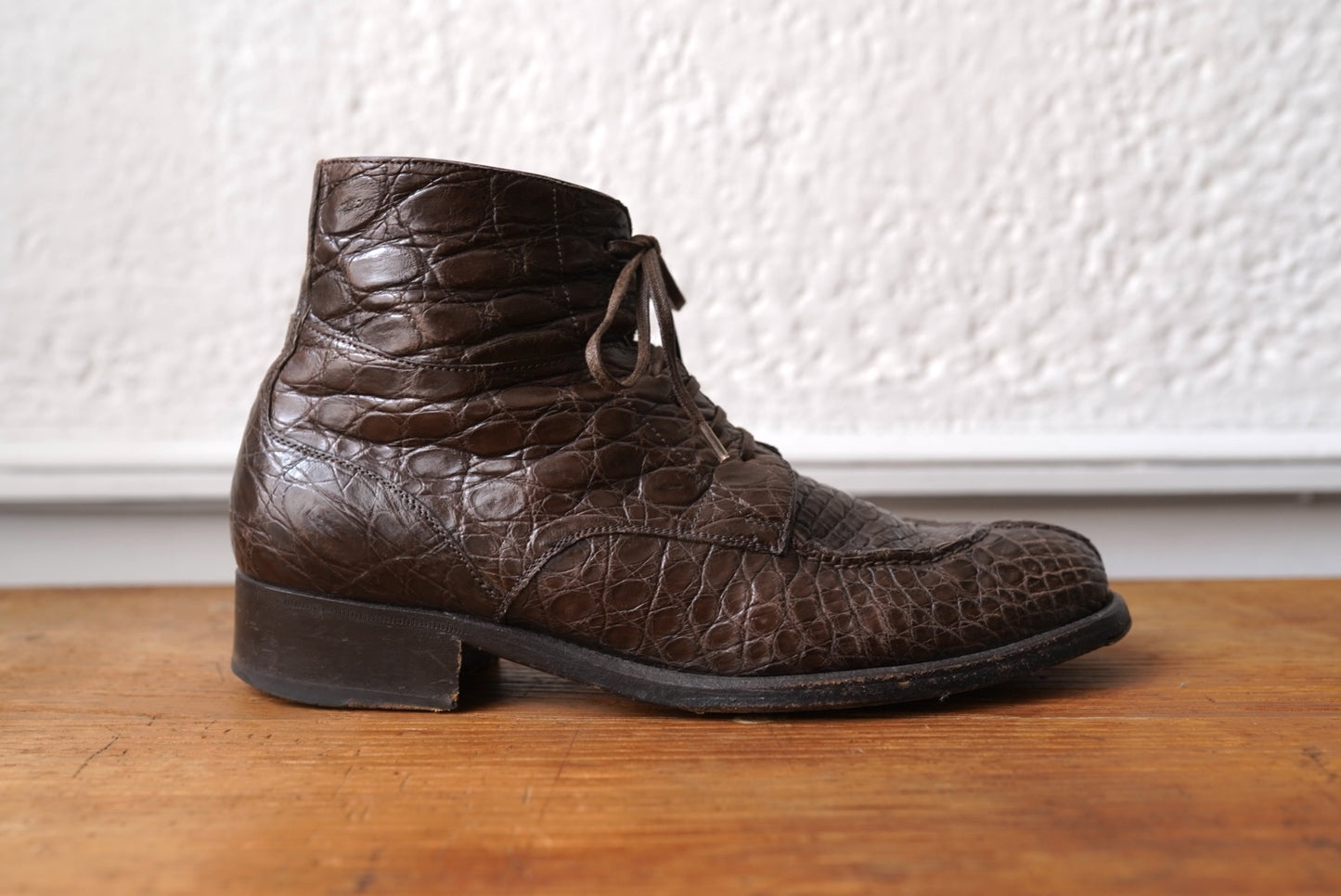 Karena/U クロコダイルレザーUチップシューズ 40 ブラウン / Le Yucca's(レユッカス)