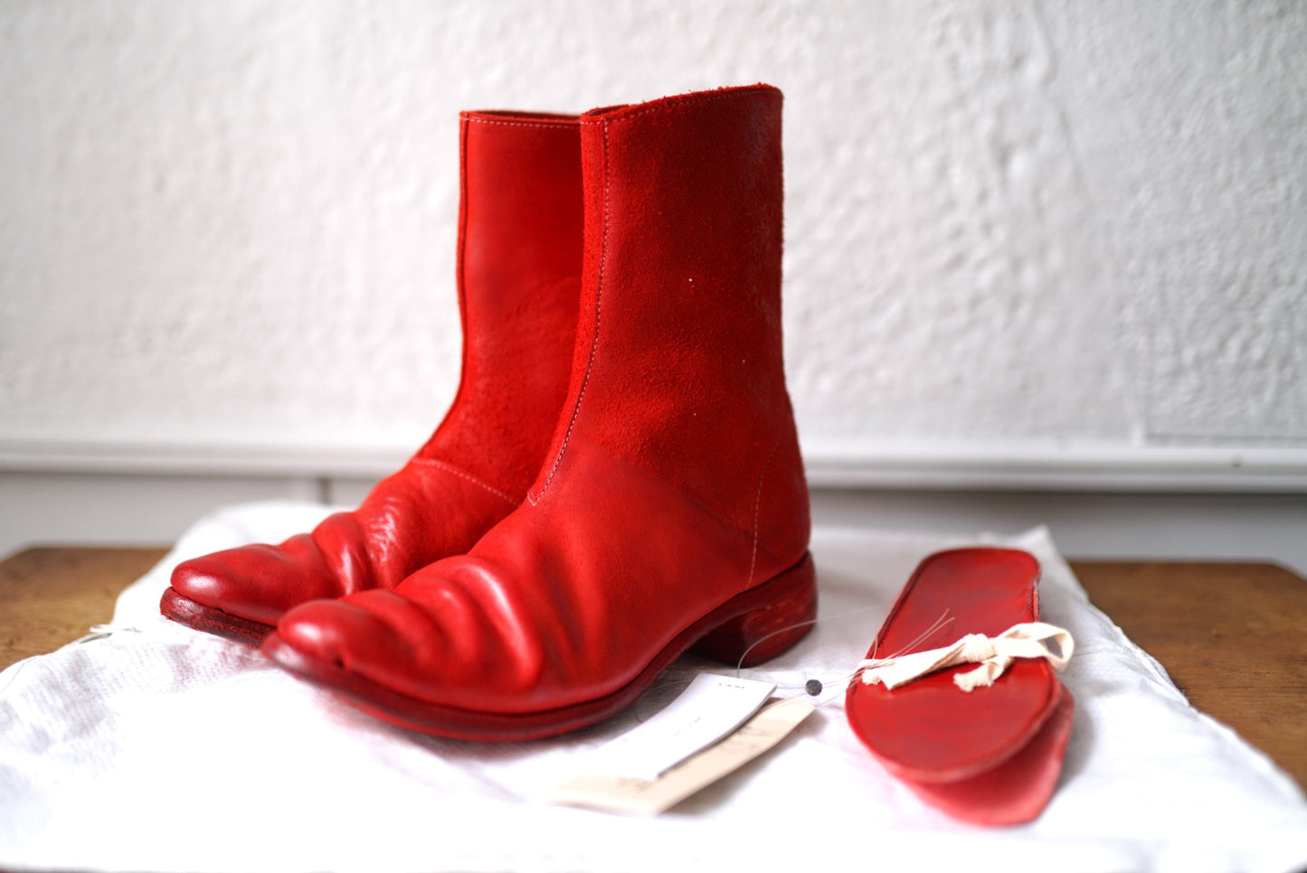 20SS AM/2446 ZIP BOOTS サイドジップコードヴァンレザーブーツ / Carol Christian Poell(キャロルクリスチャンポエル)