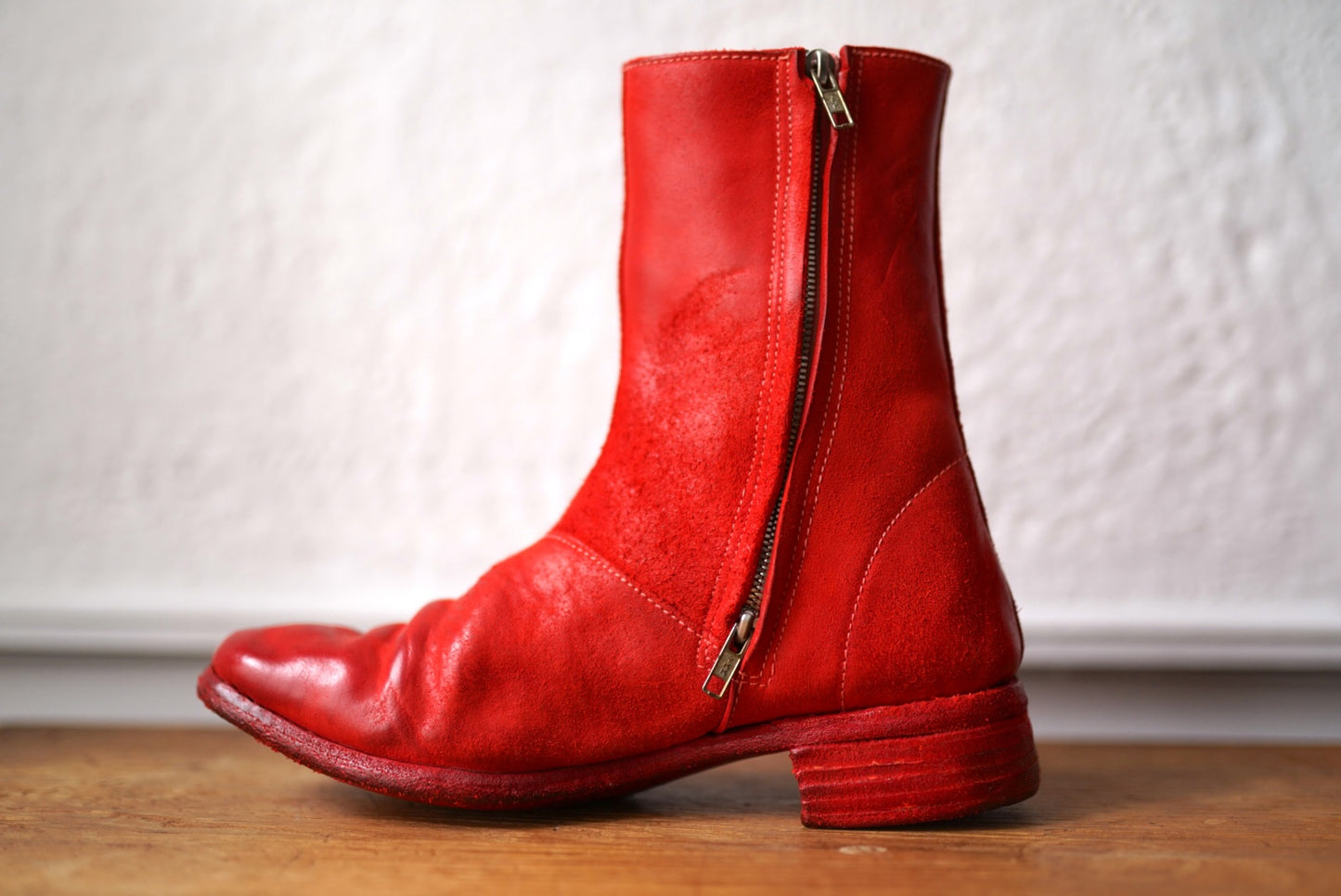 20SS AM/2446 ZIP BOOTS サイドジップコードヴァンレザーブーツ / Carol Christian Poell(キャロルクリスチャンポエル)