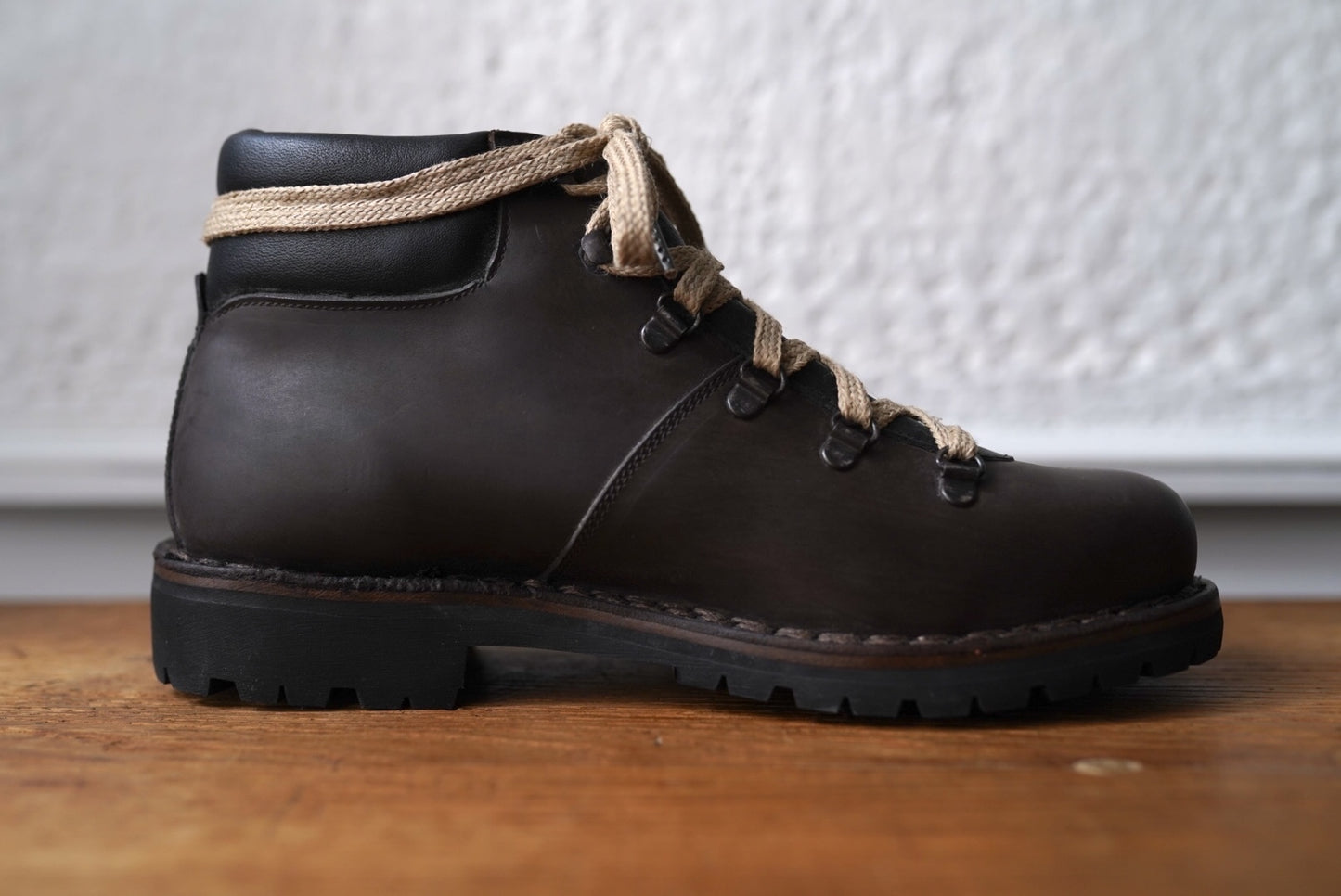 17AW TNZ05 カーフスキンマウンテンブーツ ブラウン / Geoffrey.B.Small(ジェフリービースモール)