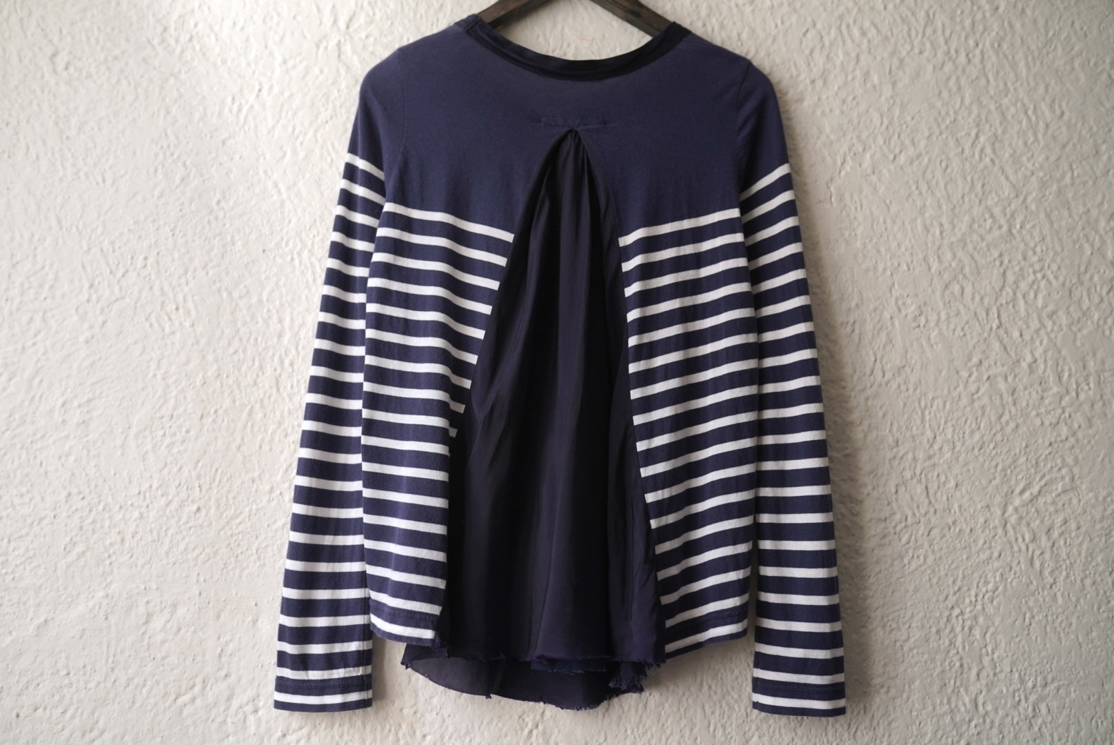 ボーダードッキング長袖チュニック 美品✨レリアン ハイネック