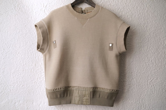 23SS Sponge Sweat MA-1 Pullover ノースリーブスポンジスウェットトップス / sacai(サカイ)