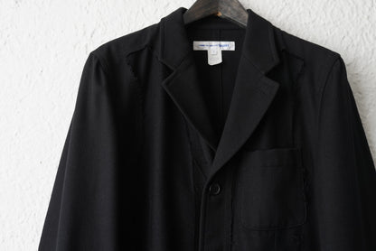 18AW ダメージ加工テーラードジャケット / COMME des GARCONS SHIRT(コムデギャルソンシャツ)