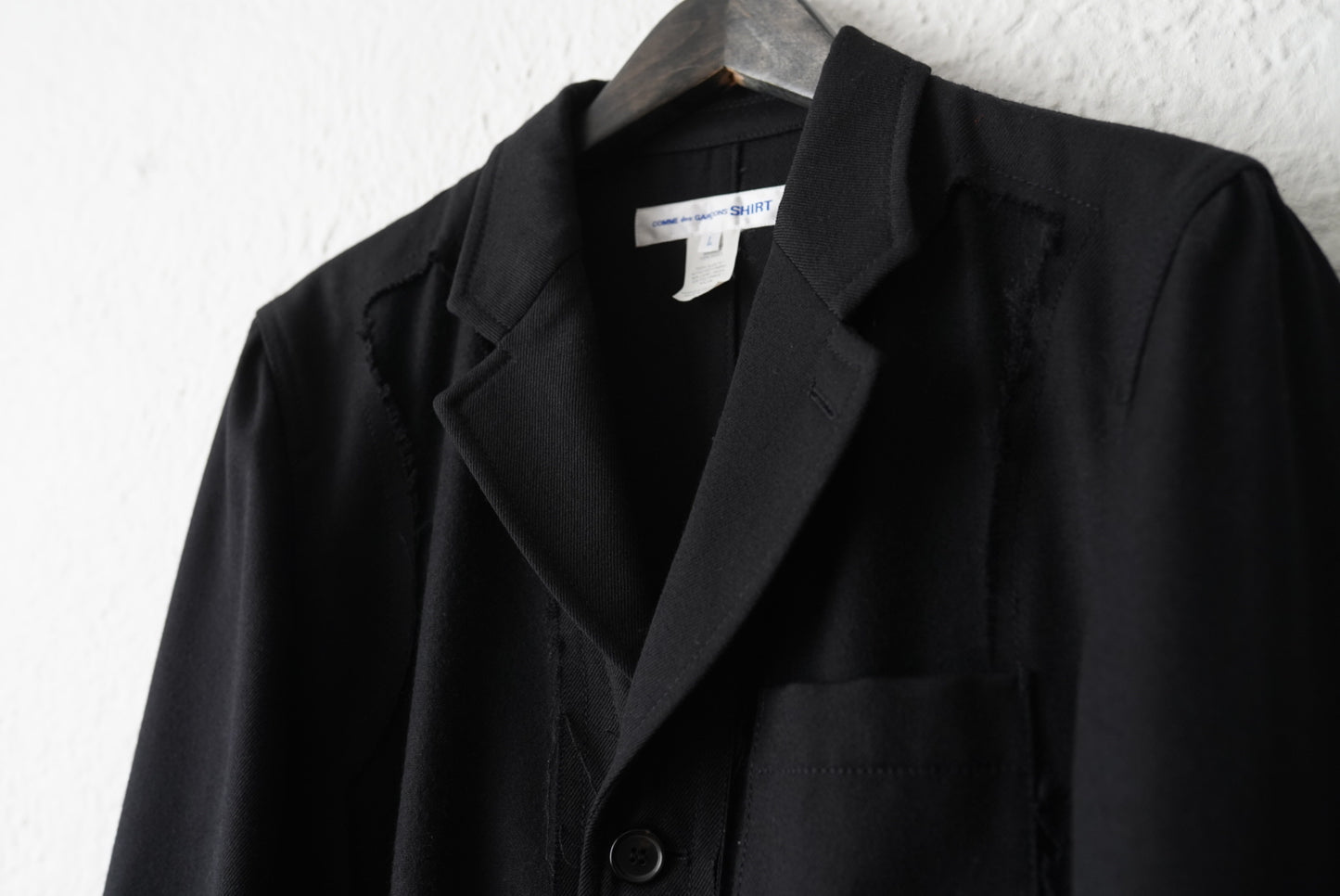 18AW ダメージ加工テーラードジャケット / COMME des GARCONS SHIRT(コムデギャルソンシャツ)