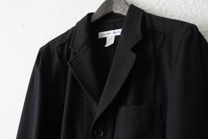18AW ダメージ加工テーラードジャケット / COMME des GARCONS SHIRT(コムデギャルソンシャツ)