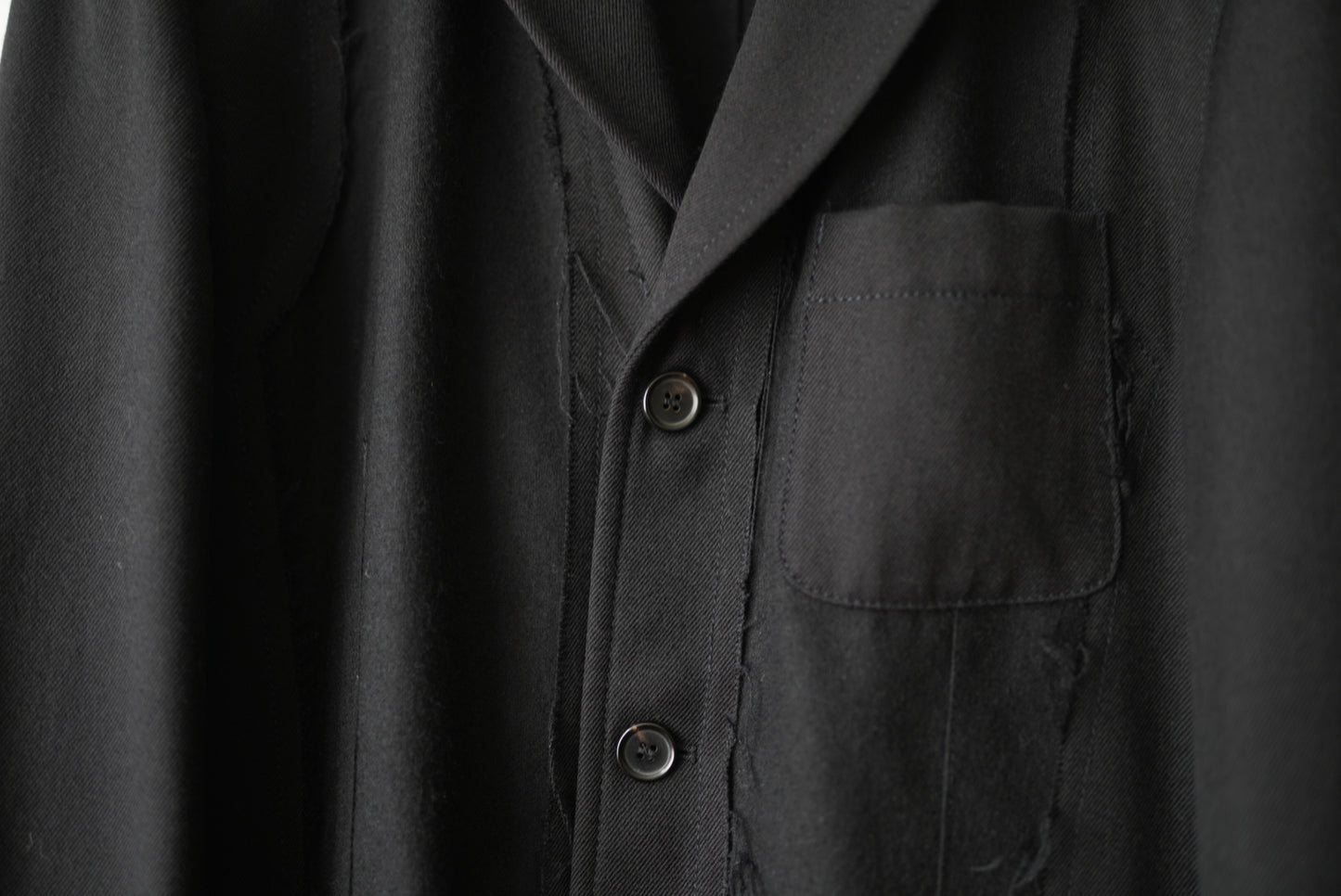 18AW ダメージ加工テーラードジャケット / COMME des GARCONS SHIRT(コムデギャルソンシャツ)