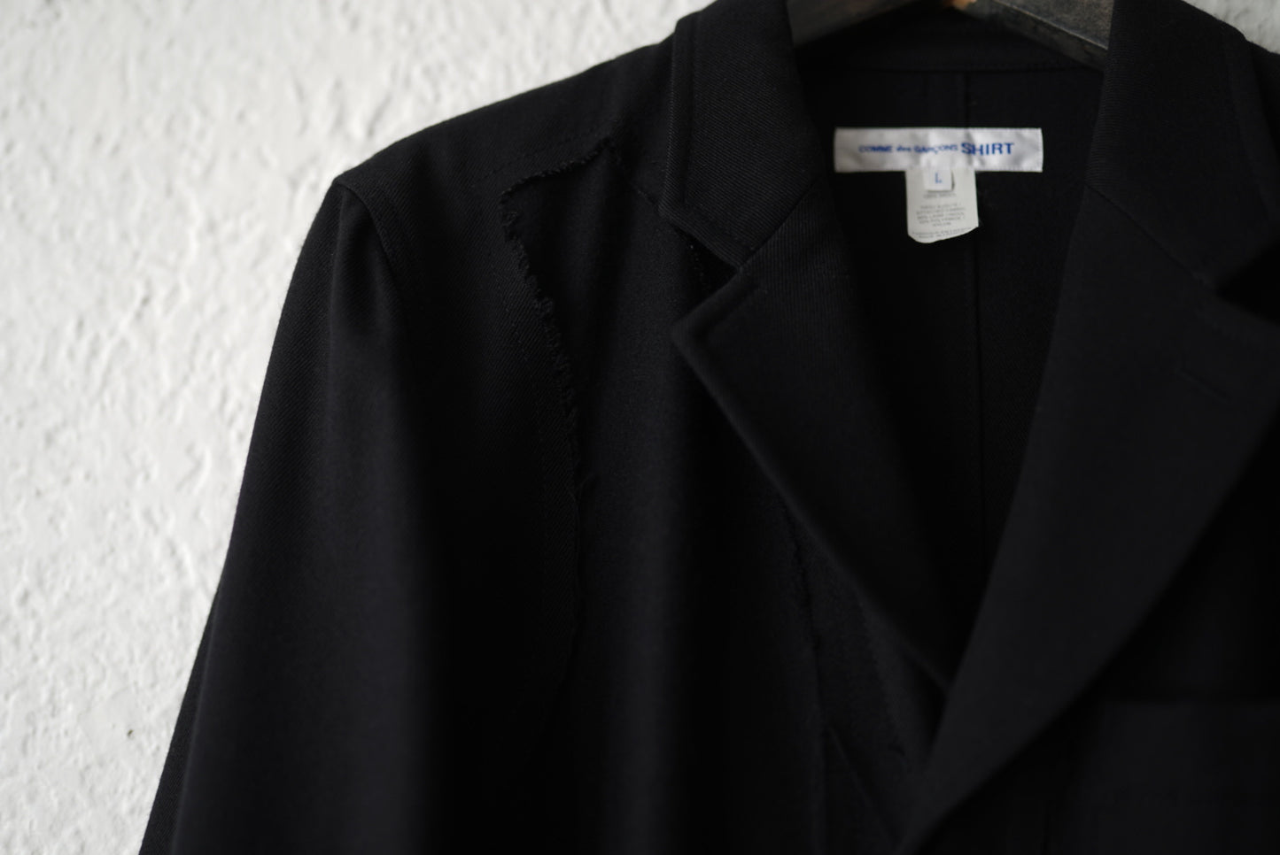 18AW ダメージ加工テーラードジャケット / COMME des GARCONS SHIRT(コムデギャルソンシャツ)