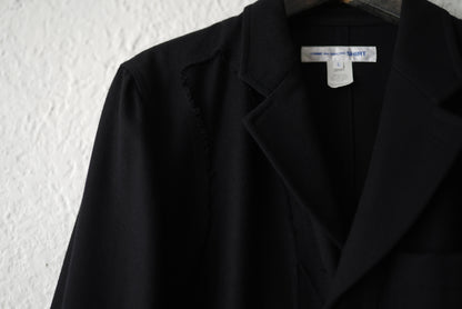 18AW ダメージ加工テーラードジャケット / COMME des GARCONS SHIRT(コムデギャルソンシャツ)