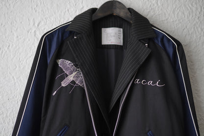 19SS ×Dr.Woo ドッキング刺繍スカジャンブルゾンジャケット / sacai(サカイ)