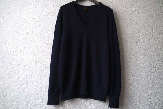 22AW V/N SWEATER カシミヤ度詰Vネックニットセーター / MAATEE&SONS(マーティアンドサンズ)
