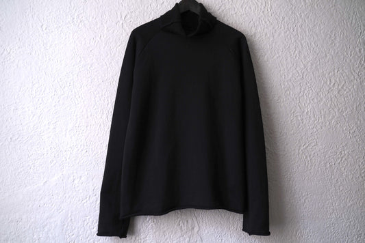 裏起毛スウェットハイネックカットソー ブラック / ware(ウェアー)