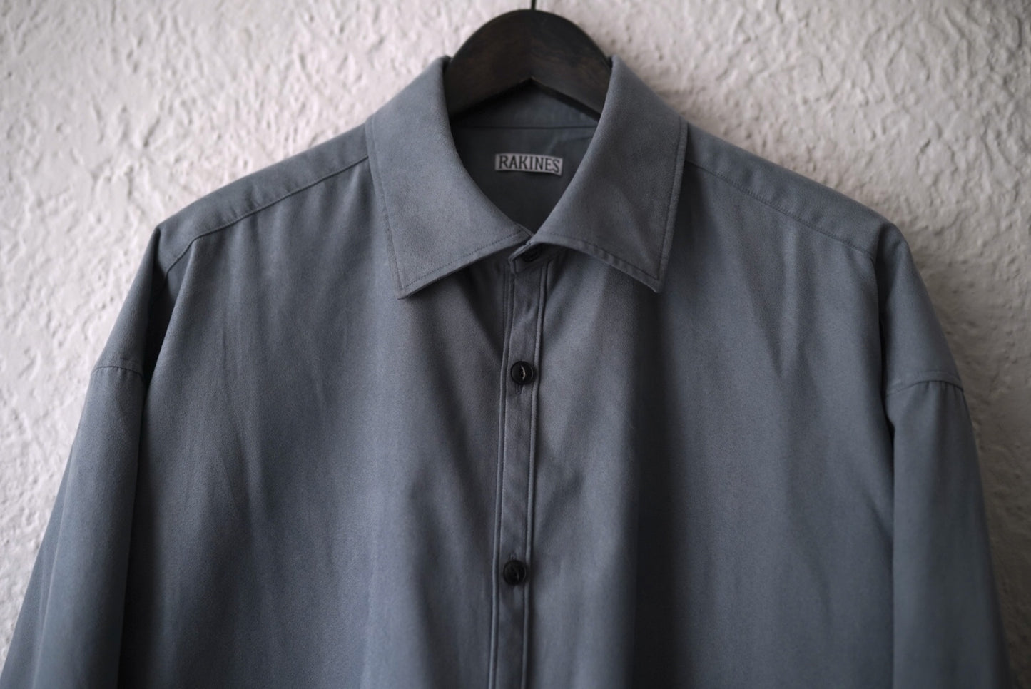 23SS Micro Light Suede Medical Unit Shirt マイクロスウェードシャツ / RAKINES(ラキネス)