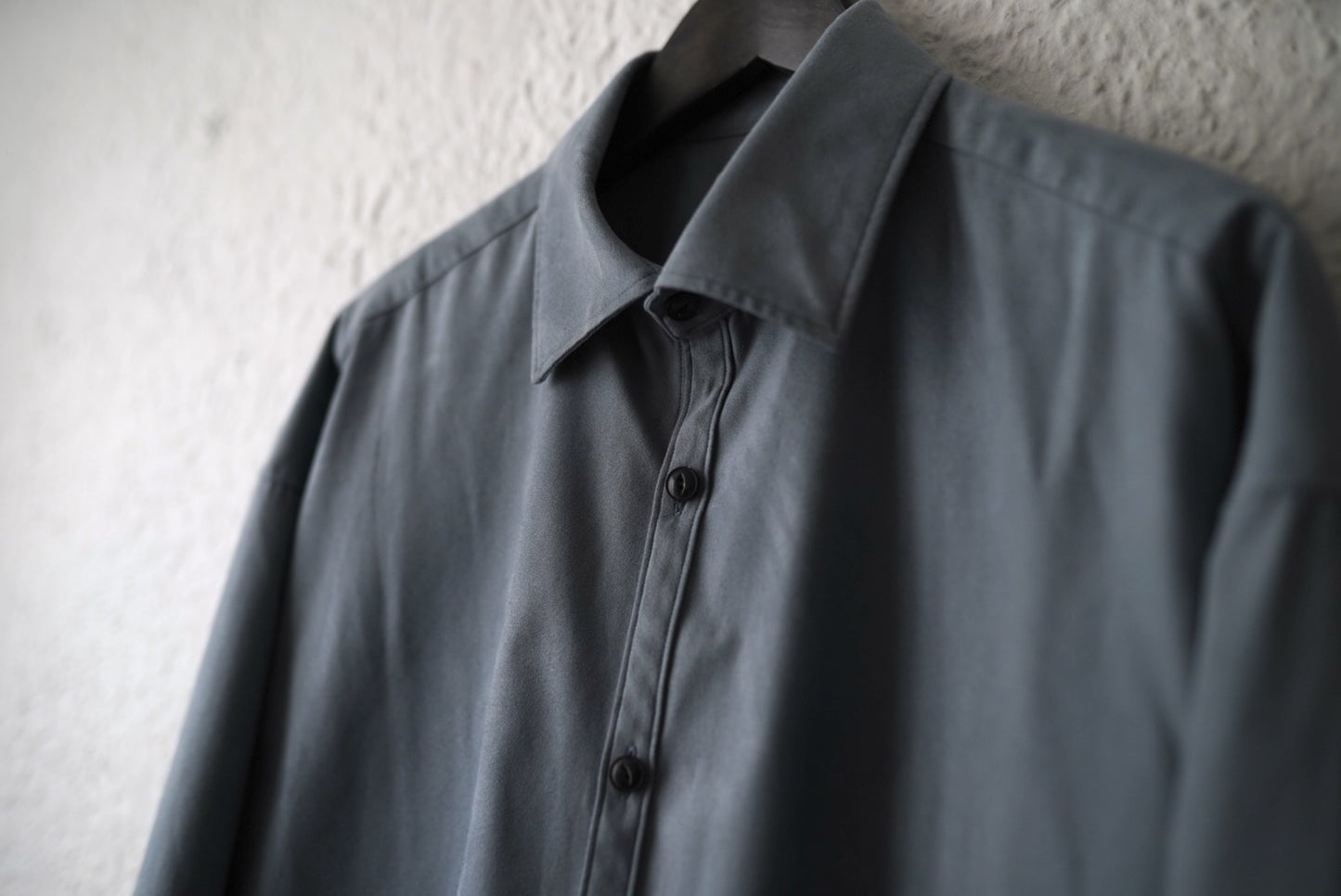 23SS Micro Light Suede Medical Unit Shirt マイクロスウェードシャツ / RAKINES(ラキネス)