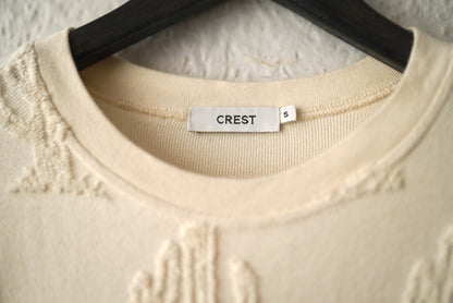 24SS パイルサボテン柄スウェットトップス / CREST CLOTHING(クレストクロージング)
