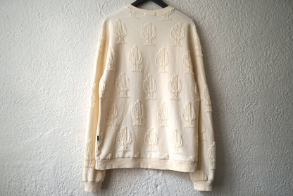 24SS パイルサボテン柄スウェットトップス / CREST CLOTHING(クレストクロージング)