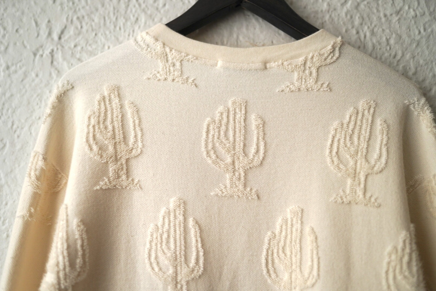 24SS パイルサボテン柄スウェットトップス / CREST CLOTHING(クレストクロージング)