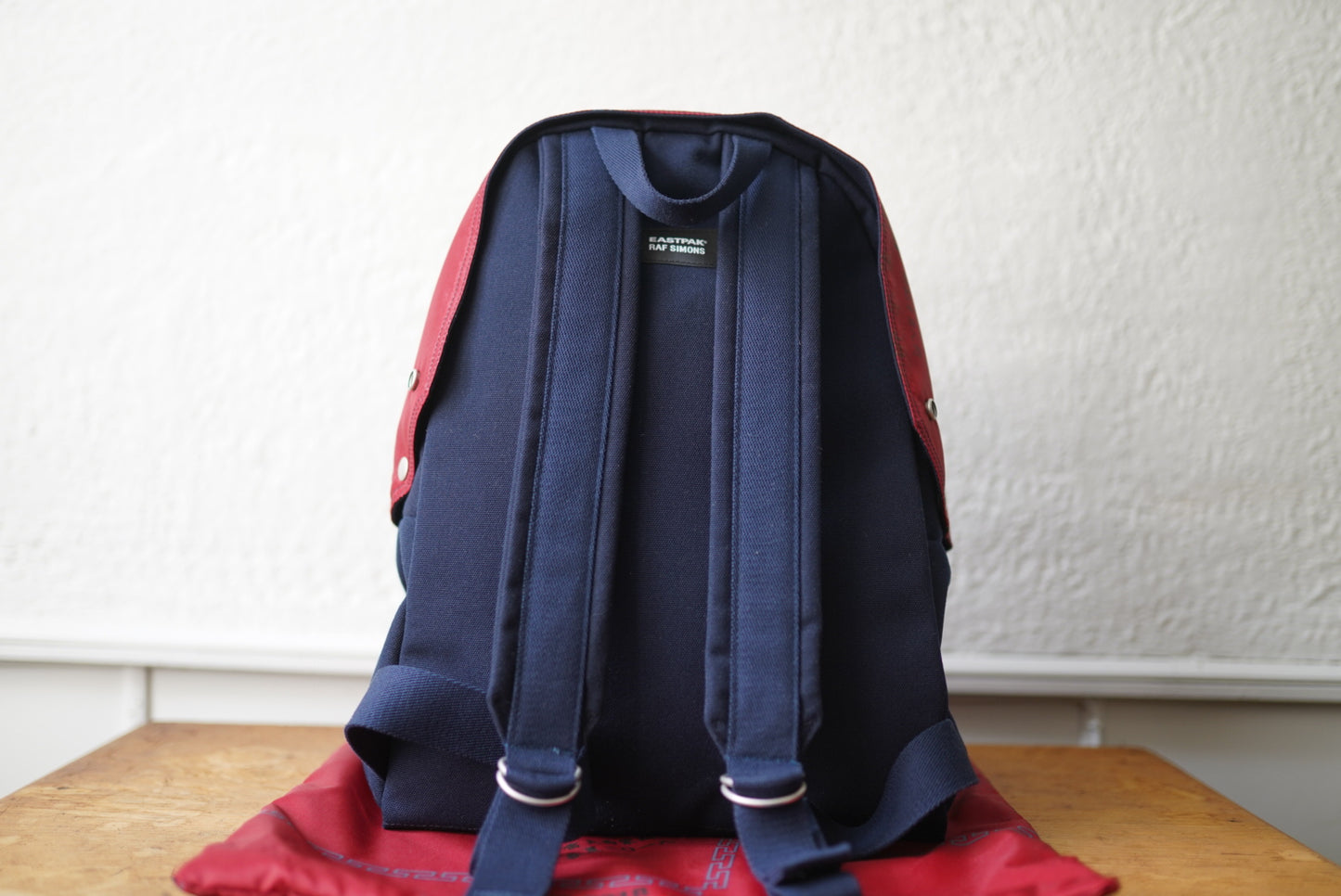 18SS ×EASTPAK PADDED PAK'R Navy Canvas リュックサック / RAF SIMONS(ラフシモンズ)