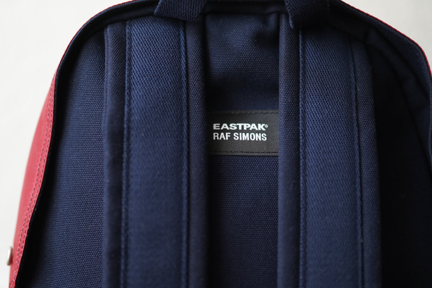 18SS ×EASTPAK PADDED PAK'R Navy Canvas リュックサック / RAF SIMONS(ラフシモンズ)